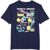 image:imageHello Sanrio Kawaii Burger Shop Foodie Menu Tee Shirt TShirtNavy Blue