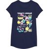 image:imageHello Sanrio Kawaii Burger Shop Foodie Menu Tee Shirt TShirtNavy Blue