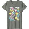 image:imageHello Sanrio Kawaii Burger Shop Foodie Menu Tee Shirt TShirtOlive Heather