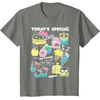 image:imageHello Sanrio Kawaii Burger Shop Foodie Menu Tee Shirt TShirtOlive Heather