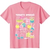 image:imageHello Sanrio Kawaii Burger Shop Foodie Menu Tee Shirt TShirtPink