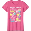 image:imageHello Sanrio Kawaii Burger Shop Foodie Menu Tee Shirt TShirtPink Heather