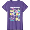 image:imageHello Sanrio Kawaii Burger Shop Foodie Menu Tee Shirt TShirtPurple Heather