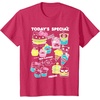 image:imageHello Sanrio Kawaii Burger Shop Foodie Menu Tee Shirt TShirtRed Heather