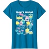 image:imageHello Sanrio Kawaii Burger Shop Foodie Menu Tee Shirt TShirtSapphire Blue