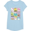 image:imageHello Sanrio Kawaii Foodie Menu Poster Tee Shirt TShirtBaby Blue
