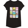 image:imageHello Sanrio Kawaii Foodie Menu Poster Tee Shirt TShirtBlack