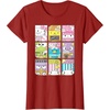 image:imageHello Sanrio Kawaii Foodie Menu Poster Tee Shirt TShirtCranberry Red