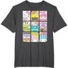image:imageHello Sanrio Kawaii Foodie Menu Poster Tee Shirt TShirtDark Heather Grey