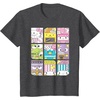 image:imageHello Sanrio Kawaii Foodie Menu Poster Tee Shirt TShirtDark Heather Grey