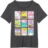 image:imageHello Sanrio Kawaii Foodie Menu Poster Tee Shirt TShirtDark Heather Grey