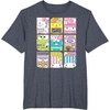 image:imageHello Sanrio Kawaii Foodie Menu Poster Tee Shirt TShirtHeather Blue