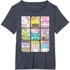 image:imageHello Sanrio Kawaii Foodie Menu Poster Tee Shirt TShirtHeather Blue