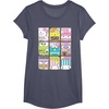 image:imageHello Sanrio Kawaii Foodie Menu Poster Tee Shirt TShirtHeather Blue
