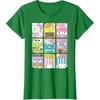 image:imageHello Sanrio Kawaii Foodie Menu Poster Tee Shirt TShirtKelly Green