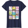 image:imageHello Sanrio Kawaii Foodie Menu Poster Tee Shirt TShirtNavy Blue