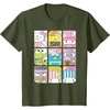 image:imageHello Sanrio Kawaii Foodie Menu Poster Tee Shirt TShirtOlive Green