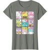 image:imageHello Sanrio Kawaii Foodie Menu Poster Tee Shirt TShirtOlive Heather