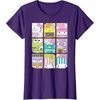 image:imageHello Sanrio Kawaii Foodie Menu Poster Tee Shirt TShirtPurple