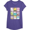 image:imageHello Sanrio Kawaii Foodie Menu Poster Tee Shirt TShirtPurple Heather