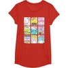image:imageHello Sanrio Kawaii Foodie Menu Poster Tee Shirt TShirtRed