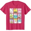 image:imageHello Sanrio Kawaii Foodie Menu Poster Tee Shirt TShirtRed Heather
