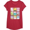 image:imageHello Sanrio Kawaii Foodie Menu Poster Tee Shirt TShirtRed Heather