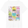 image:imageHello Sanrio Kawaii Foodie Menu Poster Tee Shirt TShirtWhite