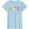 image:imageHello Sanrio Keroppi Hello Kitty BadtzMaru Ice Cream Cone TShirtBaby Blue