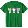 image:imageHello Sanrio Keroppi Hello Kitty BadtzMaru Ice Cream Cone TShirtKelly Green