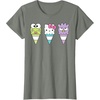 image:imageHello Sanrio Keroppi Hello Kitty BadtzMaru Ice Cream Cone TShirtOlive Heather