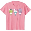 image:imageHello Sanrio Keroppi Hello Kitty BadtzMaru Ice Cream Cone TShirtPink