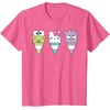 image:imageHello Sanrio Keroppi Hello Kitty BadtzMaru Ice Cream Cone TShirtPink Heather