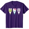 image:imageHello Sanrio Keroppi Hello Kitty BadtzMaru Ice Cream Cone TShirtPurple
