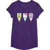 image:imageHello Sanrio Keroppi Hello Kitty BadtzMaru Ice Cream Cone TShirtPurple