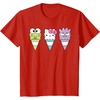 image:imageHello Sanrio Keroppi Hello Kitty BadtzMaru Ice Cream Cone TShirtRed