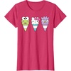 image:imageHello Sanrio Keroppi Hello Kitty BadtzMaru Ice Cream Cone TShirtRed Heather