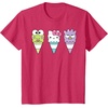 image:imageHello Sanrio Keroppi Hello Kitty BadtzMaru Ice Cream Cone TShirtRed Heather