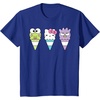 image:imageHello Sanrio Keroppi Hello Kitty BadtzMaru Ice Cream Cone TShirtRoyal Blue