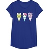 image:imageHello Sanrio Keroppi Hello Kitty BadtzMaru Ice Cream Cone TShirtRoyal Blue