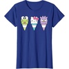 image:imageHello Sanrio Keroppi Hello Kitty BadtzMaru Ice Cream Cone TShirtRoyal Blue
