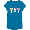 image:imageHello Sanrio Keroppi Hello Kitty BadtzMaru Ice Cream Cone TShirtSapphire Blue