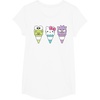 image:imageHello Sanrio Keroppi Hello Kitty BadtzMaru Ice Cream Cone TShirtWhite