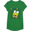 image:imageKeroppi Colorblock Name TShirtKelly Green