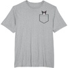 image:imageKuromi Chest Pocket TShirtHeather Grey
