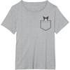 image:imageKuromi Chest Pocket TShirtHeather Grey
