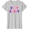 image:imageKuromi Stay Sassy TShirtSilver Grey
