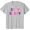 image:imageKuromi Stay Sassy TShirtSilver Grey