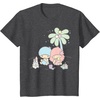 image:imageLittle Twin Stars Beach Summer Sandcastle TShirtDark Heather Grey