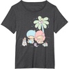 image:imageLittle Twin Stars Beach Summer Sandcastle TShirtDark Heather Grey